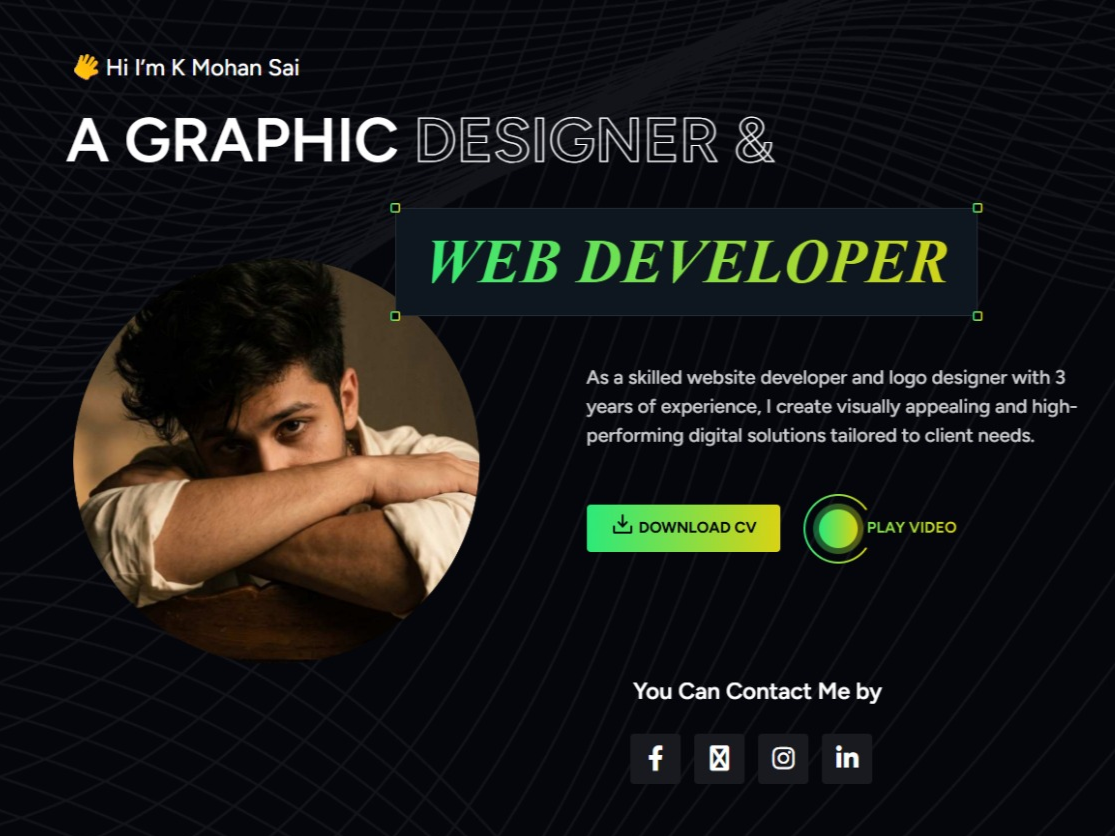 Mohan | Web Developer